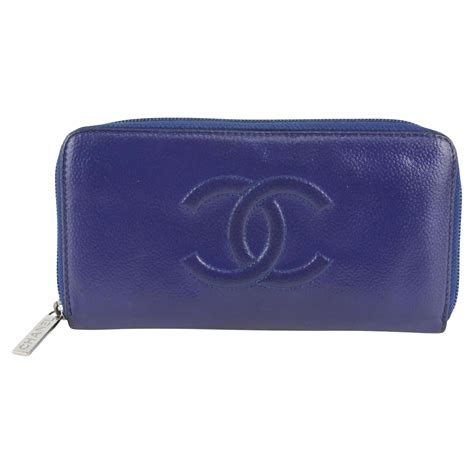 chanel blue droplet coin purse|Long Wallets .